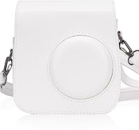 Vista 9 de Frankmate Protective Case for Fujifilm Instax Mini 7+ SE Instant Camera, Premium PU Leather Mini 7 Plus 7c 7s Case Bag with Removable Adjustable