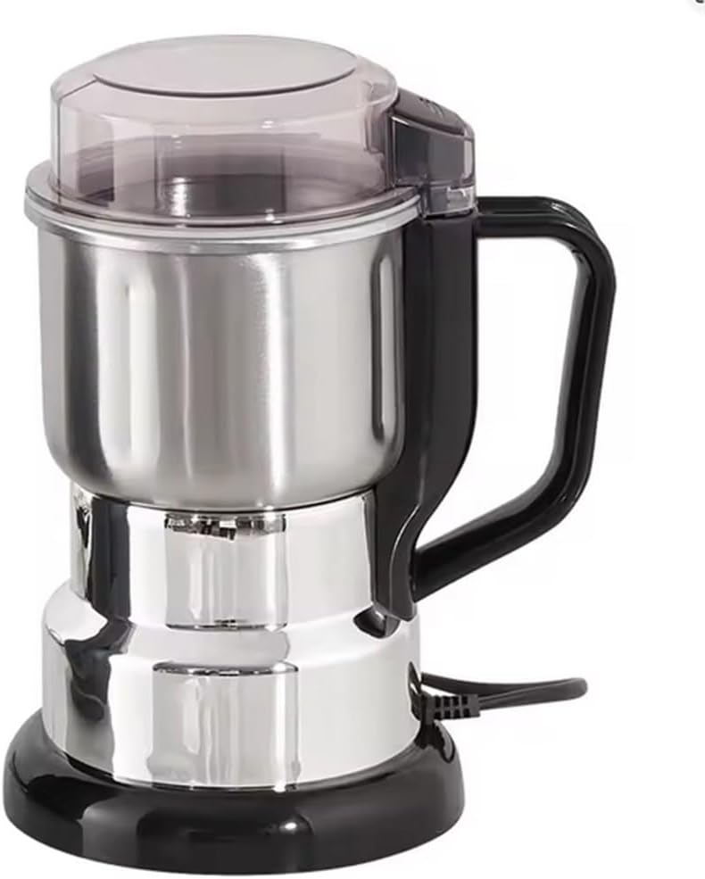 Electric Powder Grinder - Small Food Processor for Fine Powder, 40000 RPM Speed Adjustable, Ideal for Grinding Grains, Nuts, and Spices