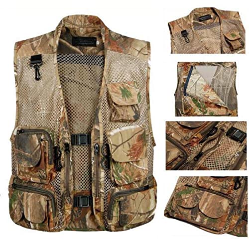 CLUB BOLLYWOOD® Men Outdoor Multi-Pocket Vest Fly Fishing Photography Quick-Dry Jacket XL|Sporting Goods | Fishing |Vests| 1 x Multi-Pocket Vest-image-45