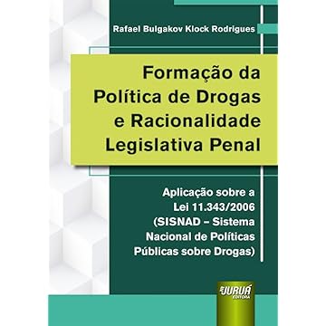 Capa do livro Formação da Política de Drogas e Racionalidade Legislativa Penal - Aplicação sobre a Lei 11.343/2006 (SISNAD - Sistema Nacional de Políticas Públicas sobre Drogas)
