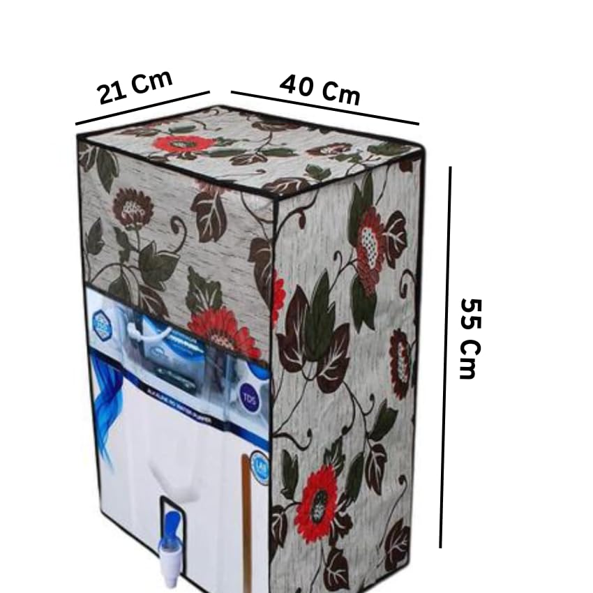 Image of KALRA MAGIC Water Purifier Cover for Kent RO, Kent Grand & Pulse Aqua - Dustproof, Washable RO Protector Body Cover with Stylish Multicolor Print (Print 01)