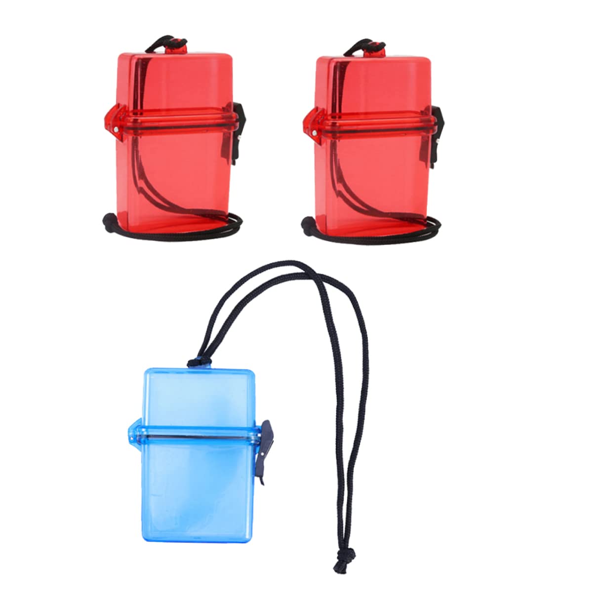 Yardwe Water Diving Sealing Box 3pcs Portable Sealing Waterproof Case Floating Feature