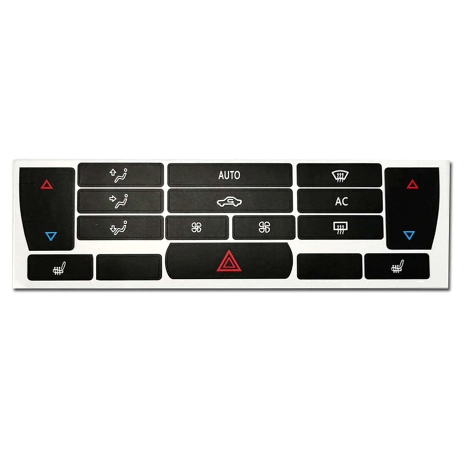 Interior Button Decals Compatible with Saab for 9-3 2003 2004 2005 2006 2007 Car Button Repair Decal Sticker for Air Conditioning Control