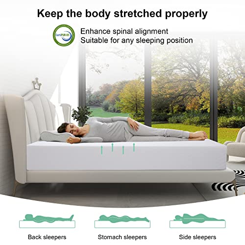 Opoiar-12-Inch-King-Size-Mattress-Memory-Foam-King-Bed-Mattress-in-A-Box-Bed-Mattress-for-Bunk-Bed-Medium-Firm-Cooling-Green-Tea-Gel-Infused-Pressure-Relieving-Certipur-Us-Certified-White