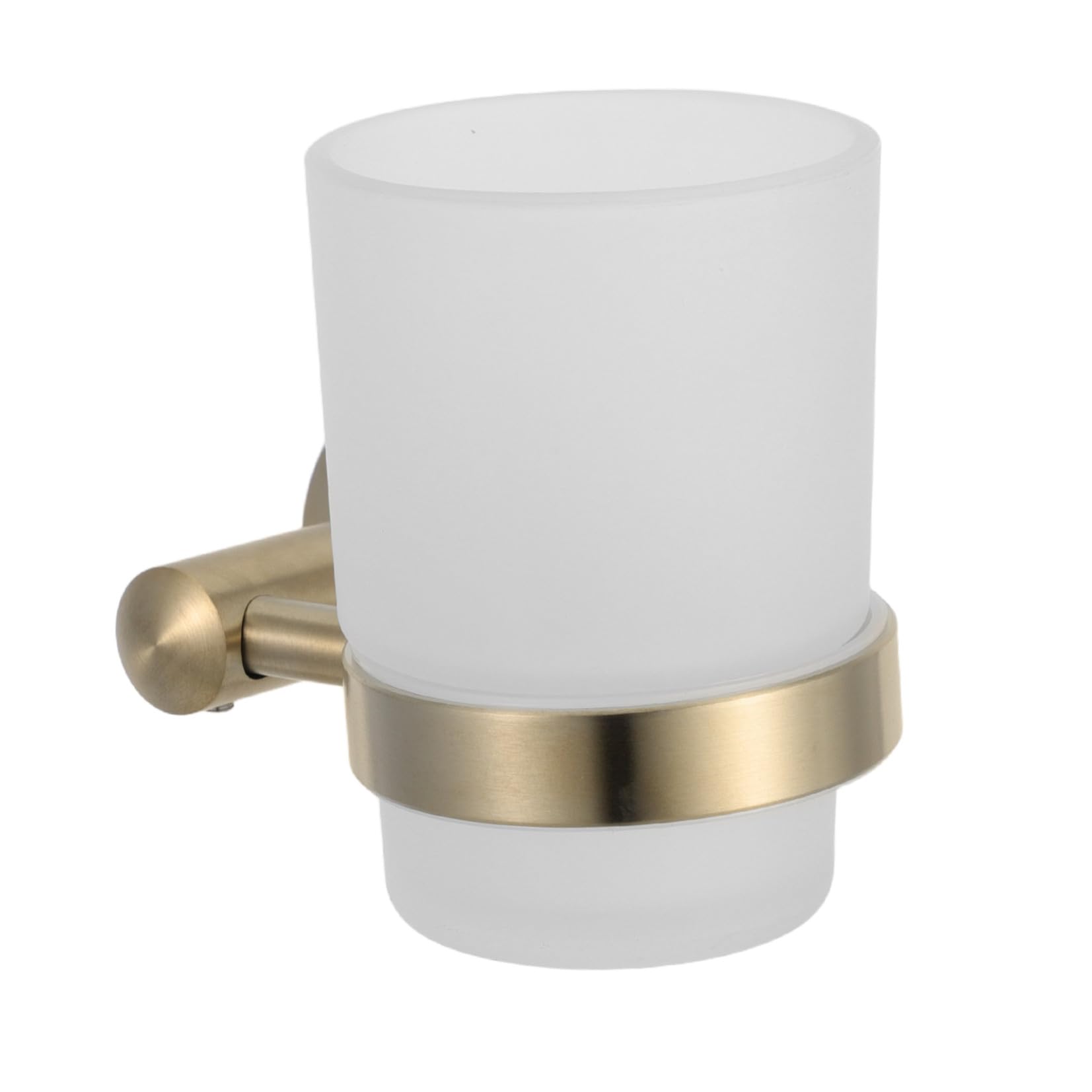 Portacepillos de Dientes de Pared para Baño Vaso de Vidrio