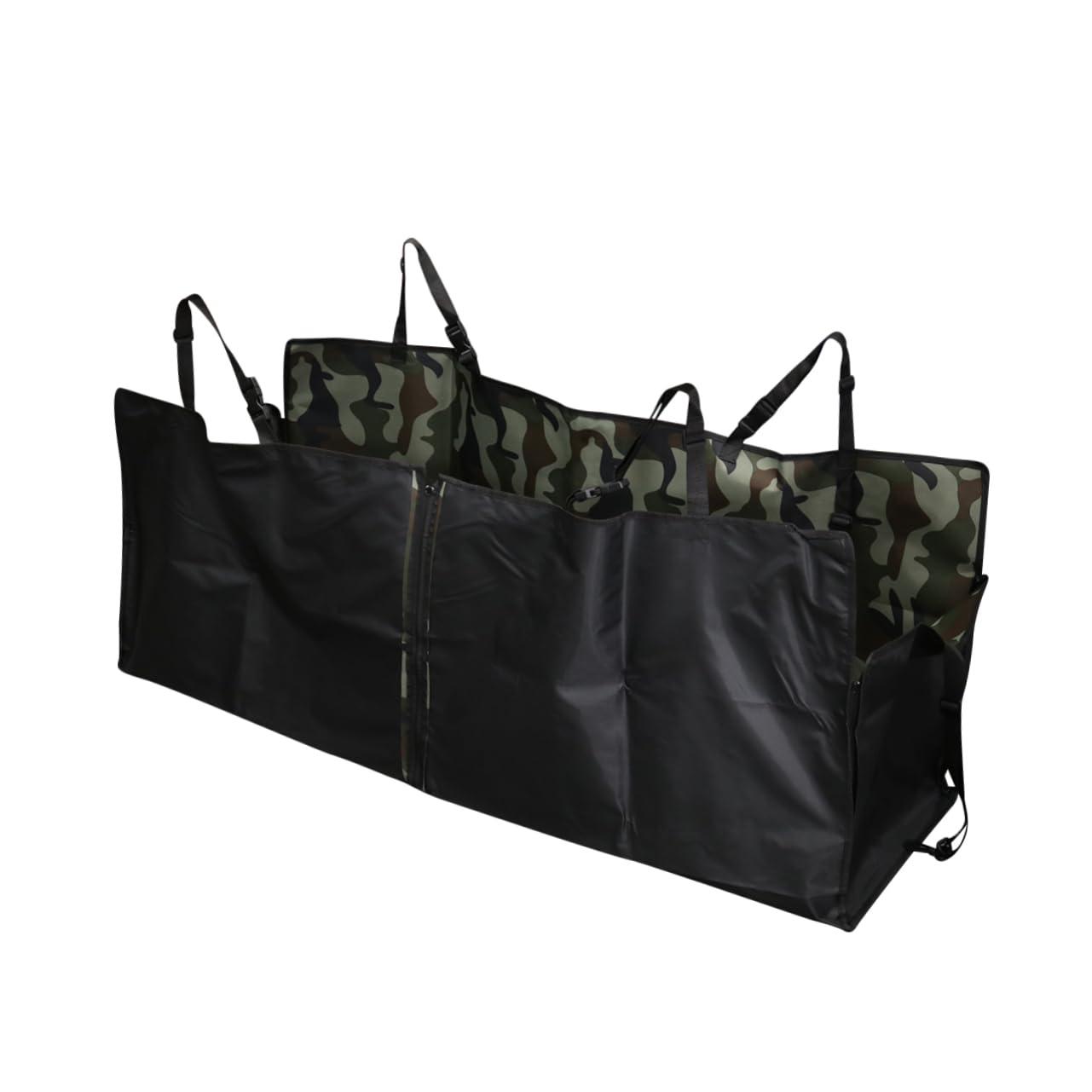 Funda De Coche Perros Hamaca Plegable Protector Asiento Trasero Fácil Limpiar Camuflaje