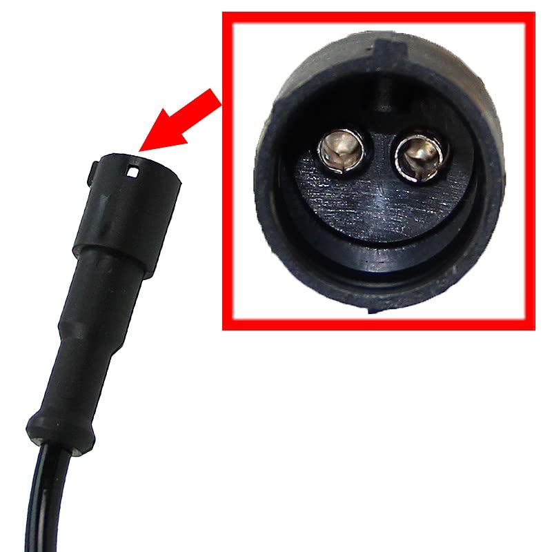 BESTPRICE 2x capteur ABS essieu avant Compatible avec RENAULT TWINGO 1 (C06_)