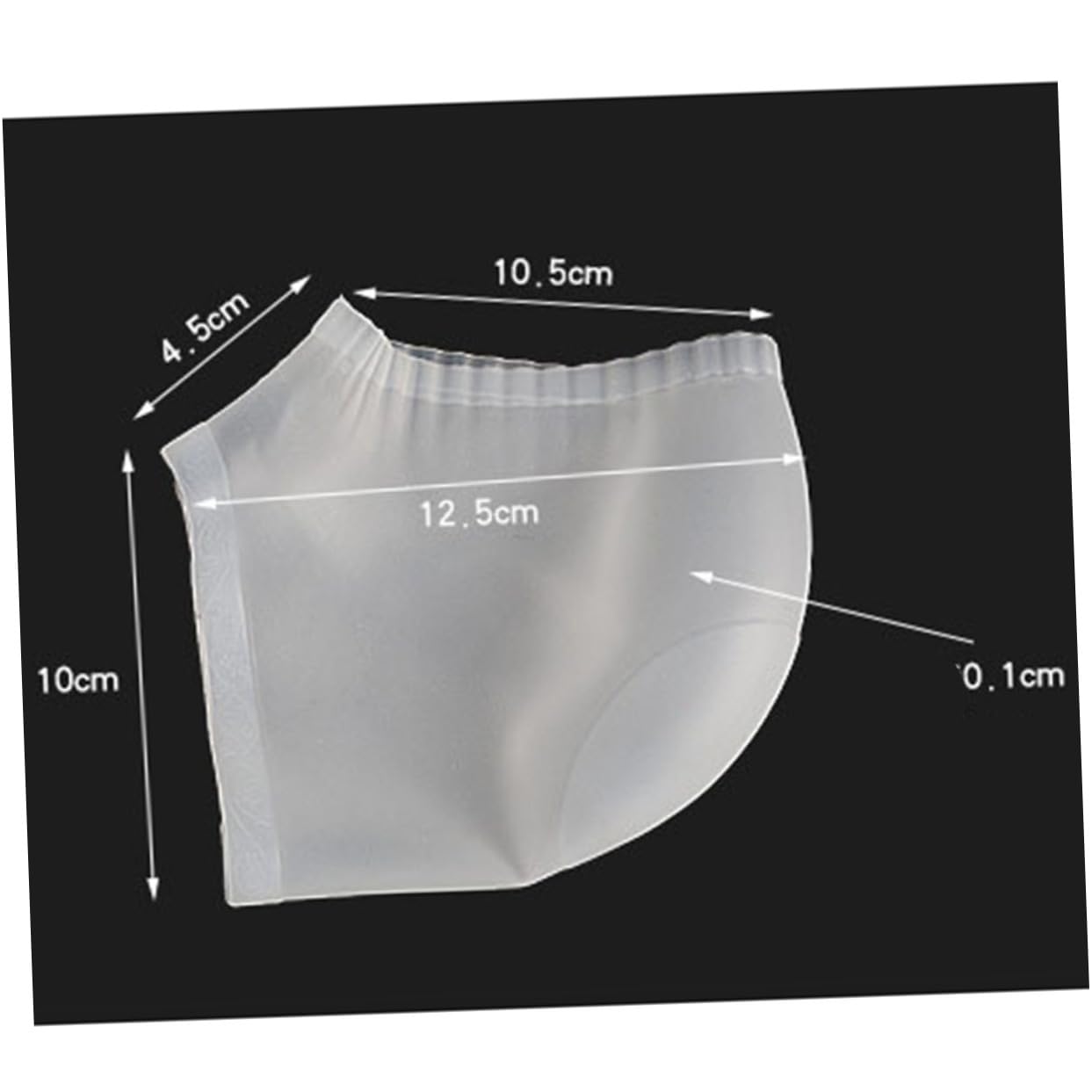 Gogogmee Foot Care Protector Heel Protectors Silicone Gel Socks Moisturizing Antichapping for Women