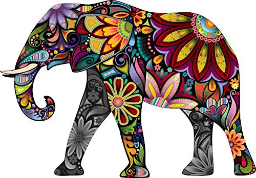 Magnet Cheerful Elephant Animal Cartoon Window Truck Car Vinyl Flexible Magnet Magnetic Bumper Sticker 5