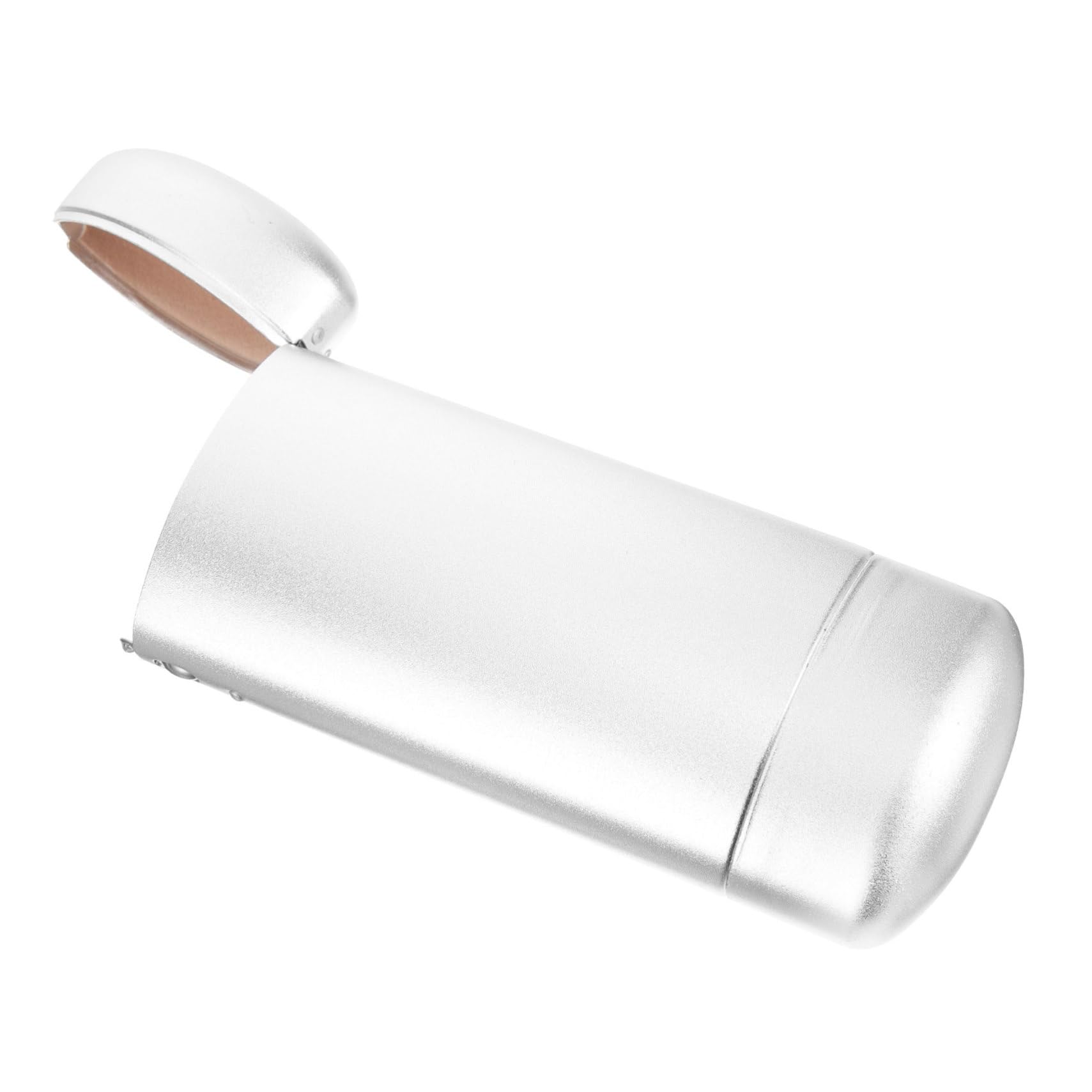 FRCOLOR Custodia Per Occhiali in Alluminio Custodia Rigida Per Occhiali Protettivo Viaggio Organizer Per Custodie Per Occhiali Astuccio Per Occhiali Lega Di Alluminio Silver