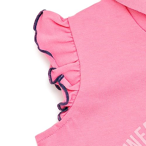 Image of Marvel Spider-Man Girls Cosplay Tank Top and French Terry Dolphin Shorts Outfit Set Toddler to Big Kid Sizes (2T - 14-16)