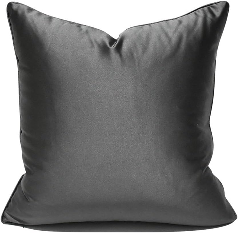 HBJWOV Hotel Model Room Sofa Pillow Black Gray High Precision Fabric Soft Bedroom Living Cover