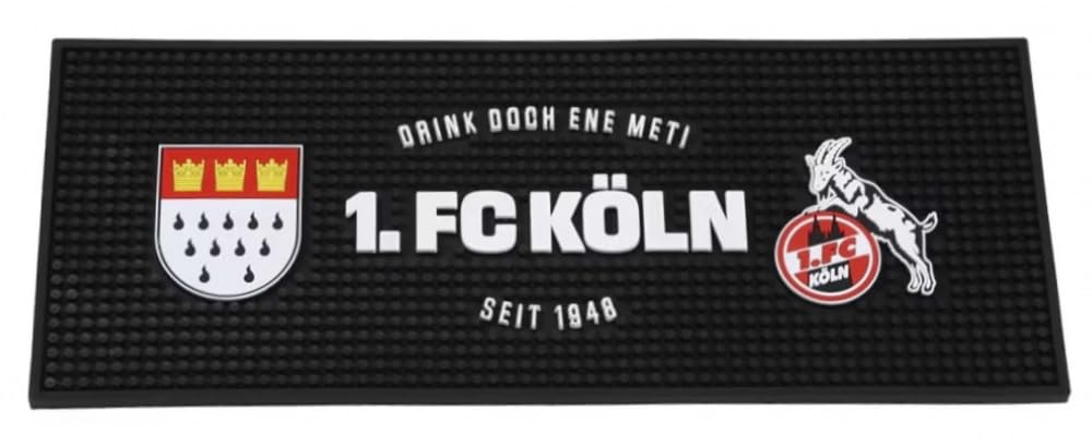 1. FC Köln Thekenauflage Kölsch Matte Abtropfmatte Barauflage -