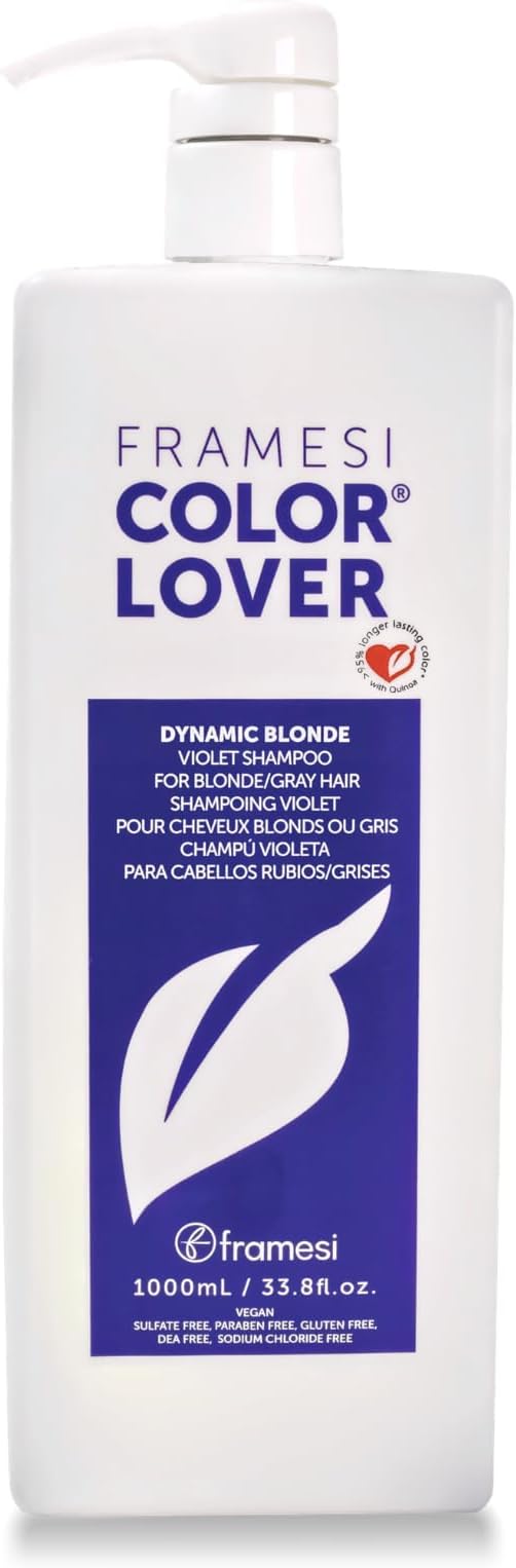 Color Lover Dynamic Blonde Purple Shampoo, Sulfate Free Shampoo, Color Treated Hair