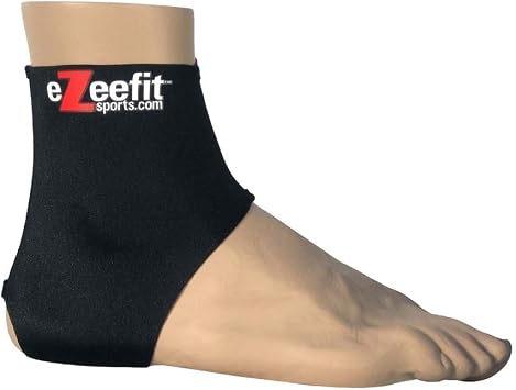eZeefit アンクルブーティー - 極薄ブラック - ブリスタープロテクションとスケートサポート - あらゆる活動的なスポーツに最適