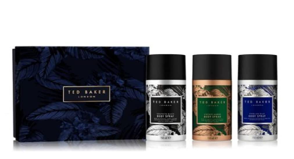 ted baker body spray trio gift mens