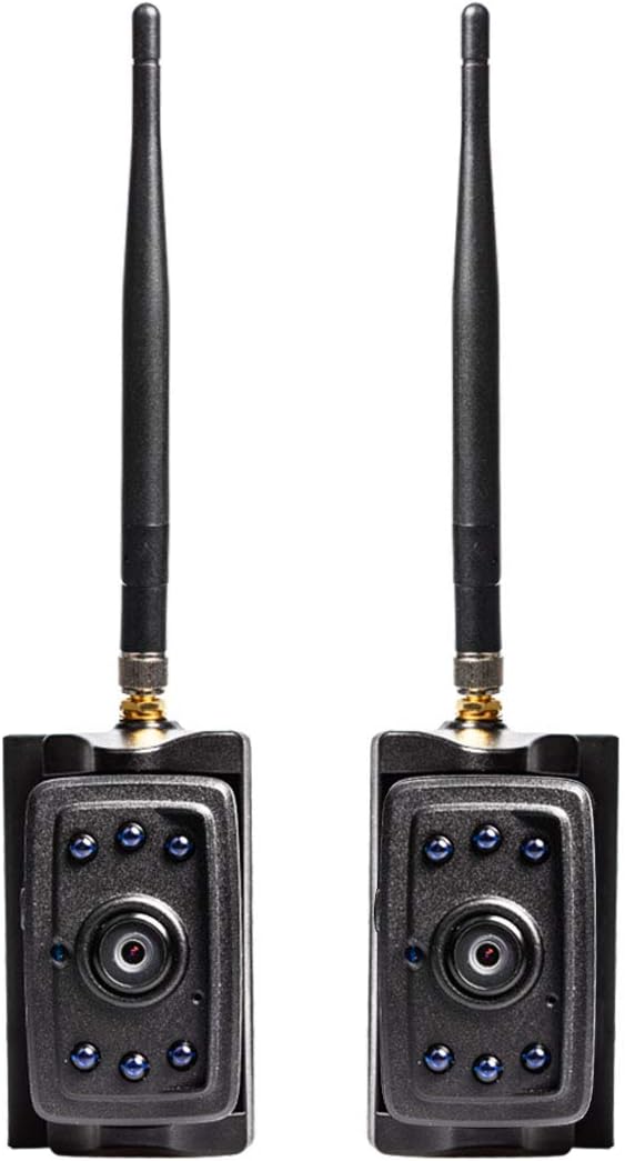 Haloview CA110 Wireless HD 720P Side View Camera Night Vision Wide View Angle Waterproof Shockproof Rear View Camera for MC7108/MC5111(1pc Left Camera + 1pc Right Camera)