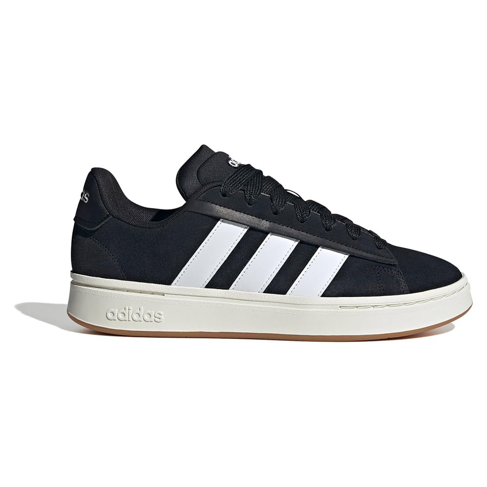 adidas Men's Grand Court Alpha Shoes, core Black/FTWR white/GUM10, 3.5 UK
