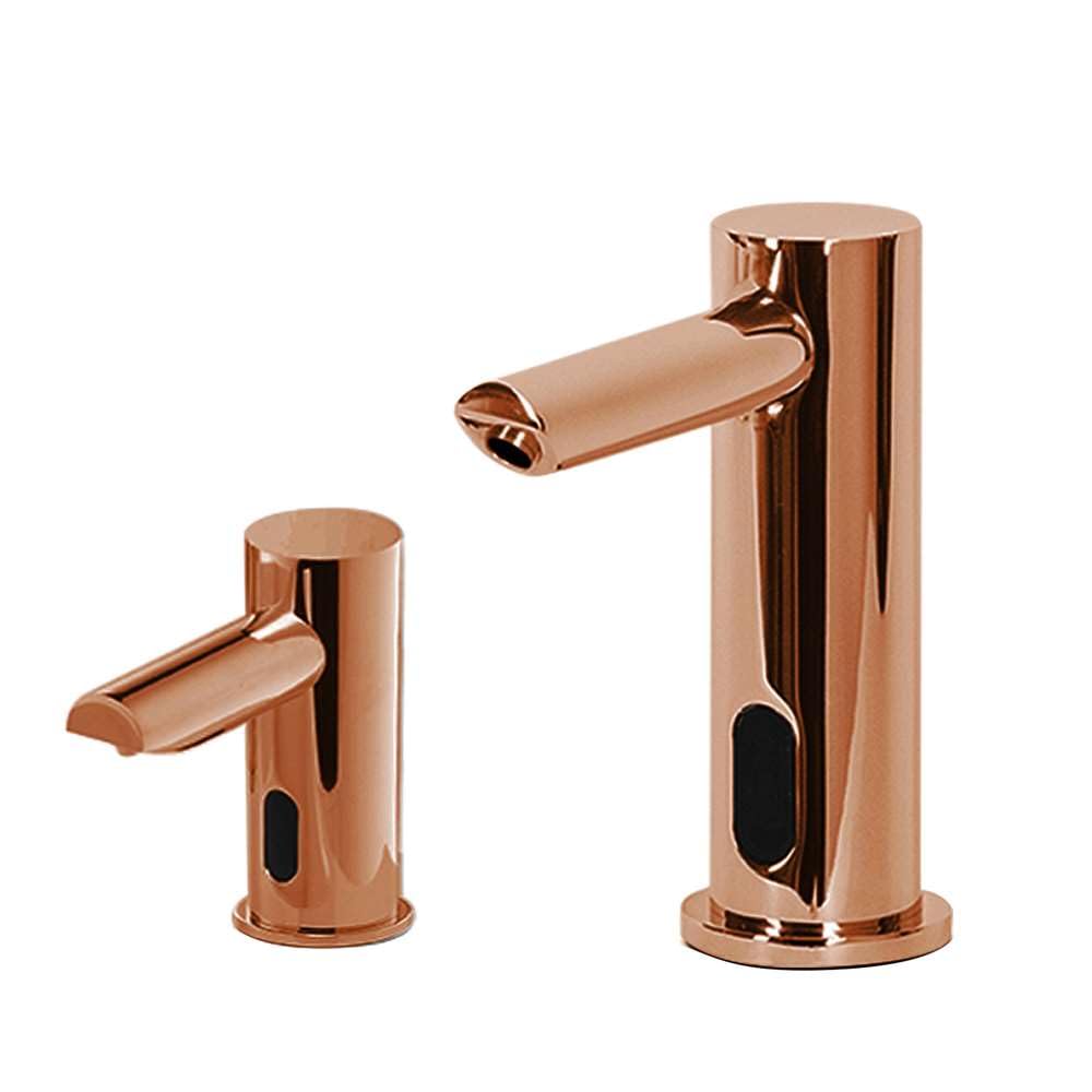 Fontana Rose Gold Faucet & Soap Dispenser