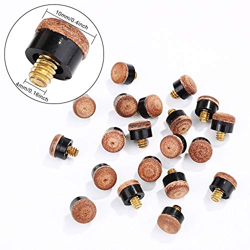 Homejia, 20 punte da avvitare, colore marrone, 9