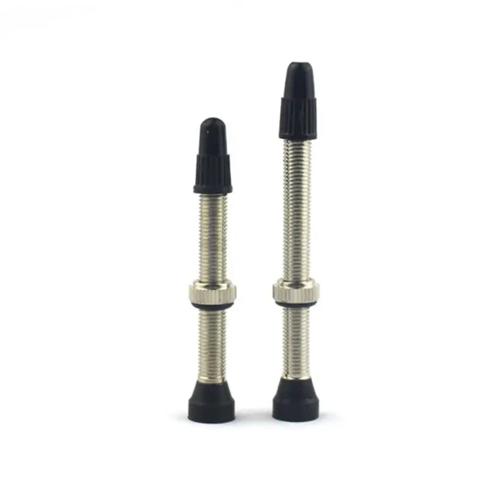JWBSTUIW Bicycle Tyre Valve Pure Copper Nickel Plated French Valve Core Vacuum Pump Vacuum Valve Cycling Bicycle Valve Extension Rod(Body 60mm)