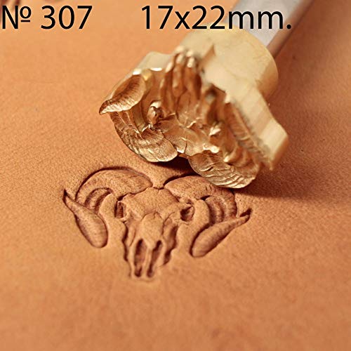 Leather Stamp Tool Set | Brass Rose Flower Design | CNC-Cut For Crisp Imprints On Leather
