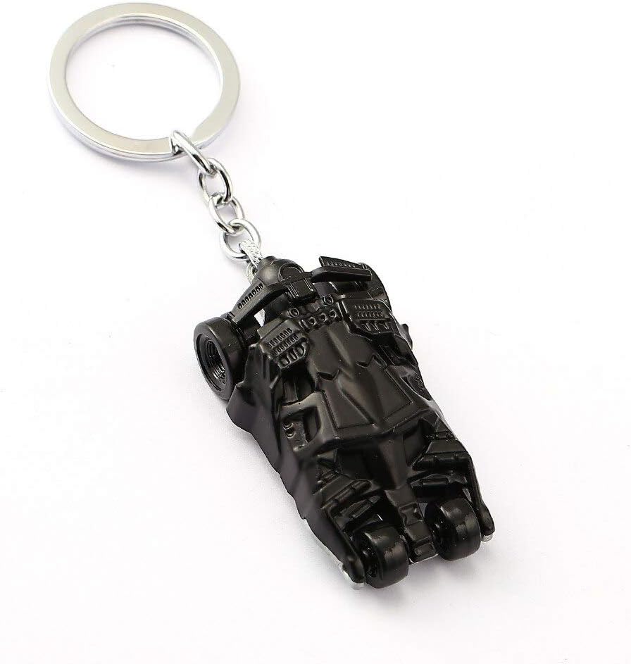 RainSound Metal Superhero Black Car Movable Keychain