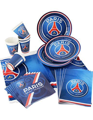 Kit fête PSG - 39 pièces - Collection officielle PARIS SAINT GERMAIN