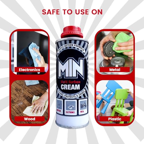 Image of Min Cream For Dazzling Shine,100gm pack of 5 - Effective for Mobile, TV, Desktop, and Laptop Screen Cleaning - Removes Dust, Dirt, and Fingerprints