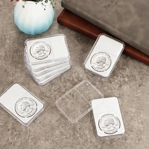 30 piezas y soporte para monedas de 38mm miniatura 6
