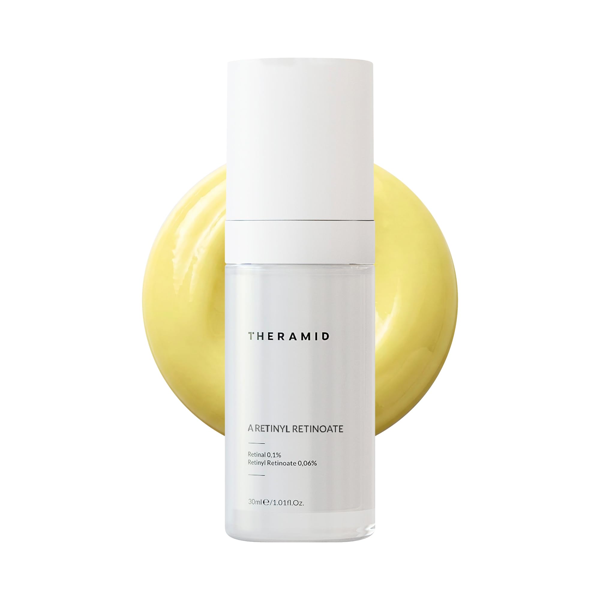 Theramid A Retinyl Retinoate Trattamento antietà 30 ml – Retinil retinoato + retinal incapsulato, vitamina A a tripla azione, riduce le rughe, rassoda e rigenera la pelle