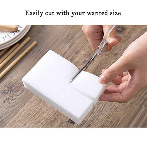 Image of Magic Sponge Eraser Melamine Cleaner, Household Cleaning Non-Scratch Sponge Universal Cleaner for Multi Surface - Extra Large 4X2.7X1.2 (10)