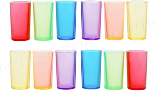 Miniatura 2 de Odoria 112 vasos para beber en miniatura, 12 piezas, accesorios de decoración de casa de muñecas