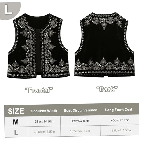 Chaleco crochet bordado floral para estilizar vestidos basicos de mujer 4