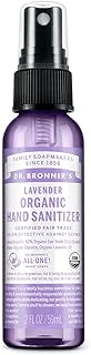 Dr. Bronner's - Organic Hand Sanitizer Spray (Lavender, 2 ounce) - Simple and Effective Formula, Cleanses & Sanitizes, No ...