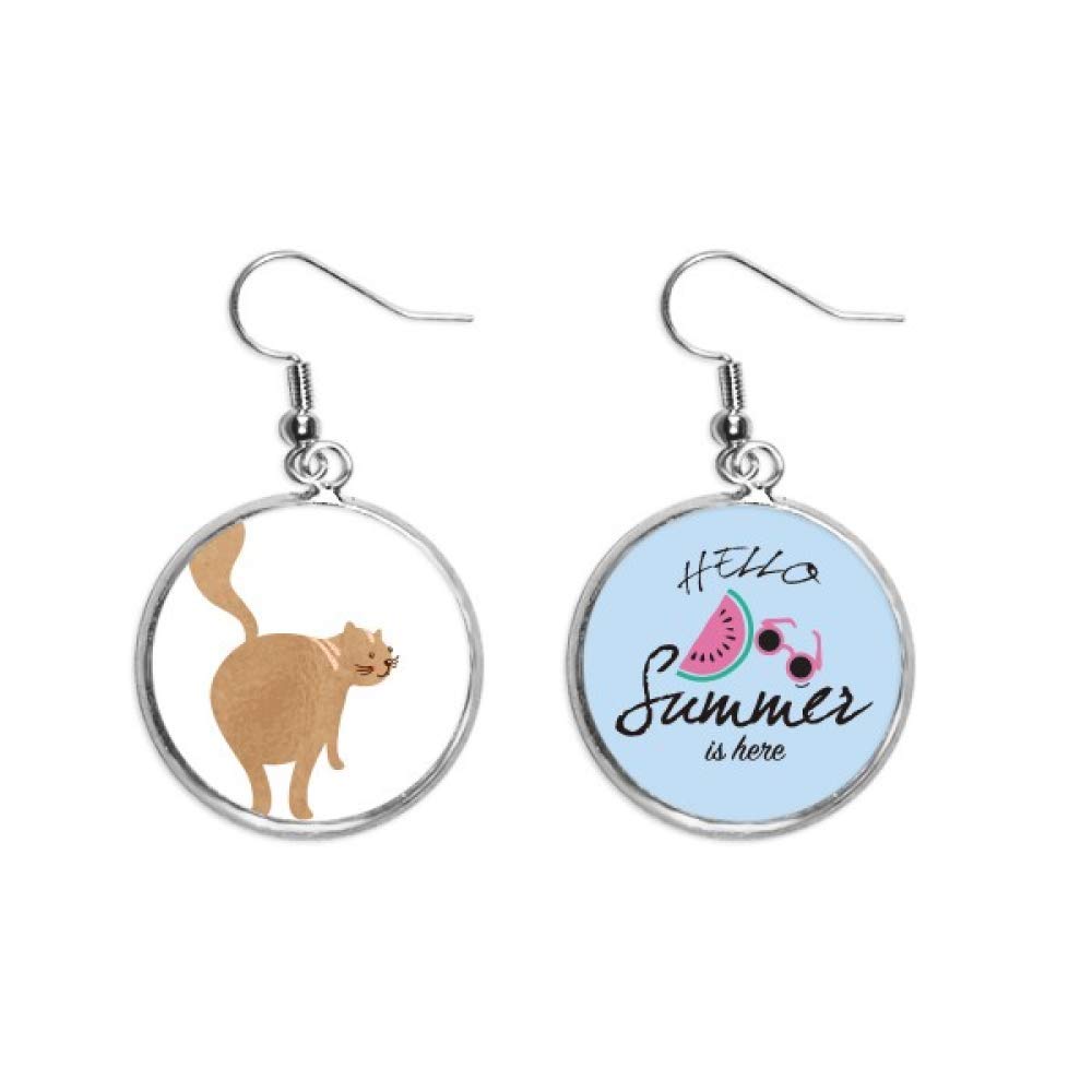 Pendientes de sandía y gato para lucir en tus tardes de verano en la playa 5