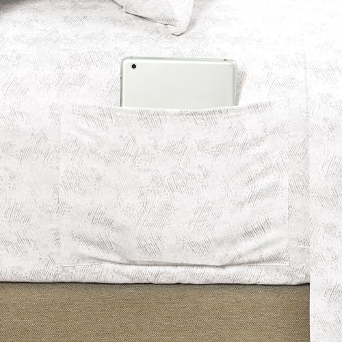 Elegant Comfort Softest and Coziest 6-Piece Sheet Set - 1500 Premium Hotel Quality Microfiber - Deep Pocket, Wrinkle Resistant 6-Piece Wave Pattern Bed Sheet Set, California King, Wave Beige