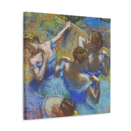 Impression sur toile Degas pour chambre - Décoration murale bleue et moderne
