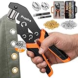 Valigetta Rigida per Ordine e Trasporto: Fornito con valigetta rigida, progettata per mantenere pinza, occhielli e accessori sempre organizzati. Soluzione pratica per artigiani, campeggiatori, installatori, lavori fai da te e uso domestico, facile da trasportare e riporre.