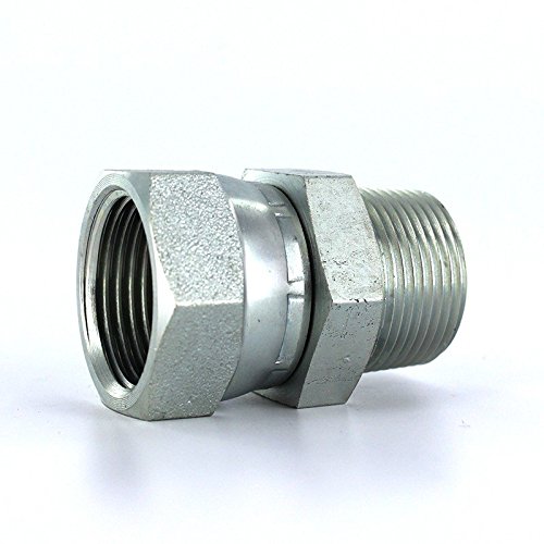 Amazon.com: Parker 6-6 F6X-S Swivel Nut Adapter 3/8 JIC X 3/8 NPT