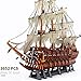 Produktbild ELVVT Kreative DIY Baustein-Spielzeug-Piraten-Schiffs-Reihe Holländer Battleship Hoch Schwierigkeit Puzzle Montage Modell Spielzeug 3652PCS Bricks Montage-Geschenk for Kind Erwachsene zusammenbauen