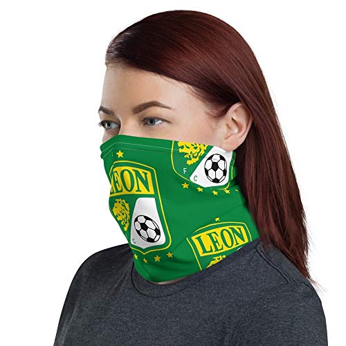 Club Leon Futbol Neck Gaiter Shield Bandana Face Cover UV Protection Motorcycle Cycling Riding Running Headbands3