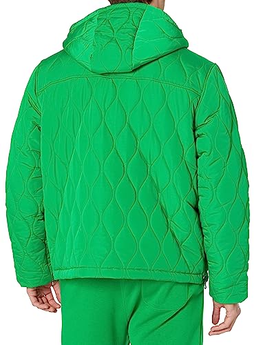 Image of Amazon Essentials Mens Anorak Hooded Quarter-Zip Puffer Coat