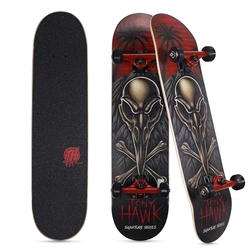 Tony Hawk 31 inch Skateboard, Tony Hawk Signature Series 4, 9-ply Maple Deck...