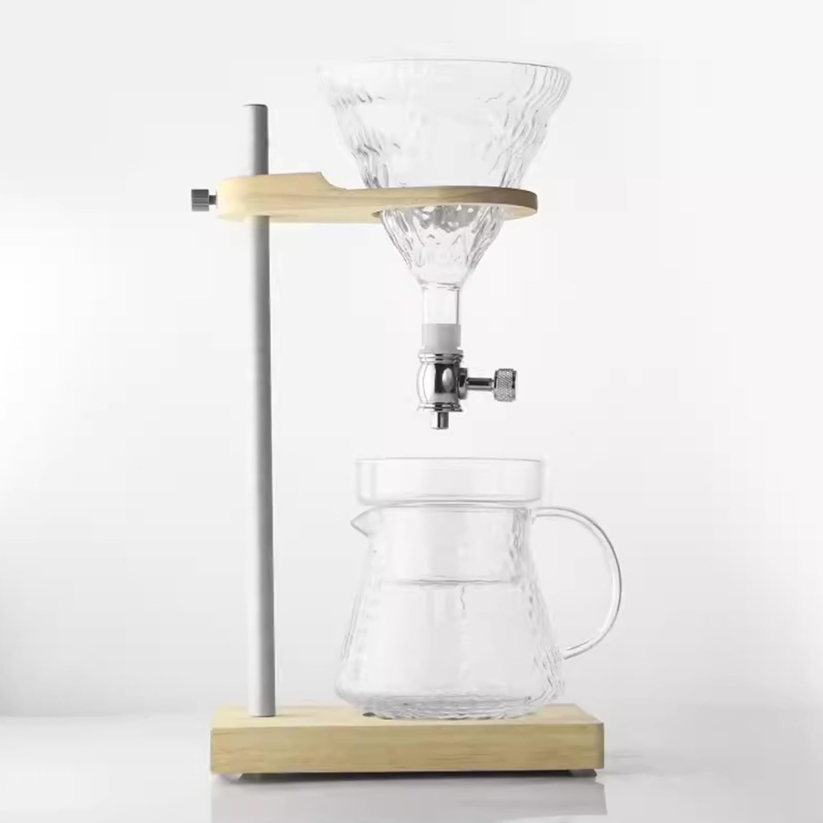 Cold Brew Drip Coffee Maker, Slow Drip Coffee Machine, with Height Adjustment Bracket, Removable, Coffee & Tea Brewer Glass Jug, Gift for Coffee Lovers