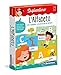 Clementoni - 12893 - Sapientino - L'Alfabeto - gioco educativo 3 anni tessere illustrate, puzzle incastro animali, gioco per imparare le lettere - Made in Italy