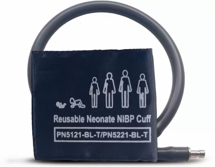 RAINBOW MEDIMART Reusable NIBP Cuff Bp Monitor Cuff for Multipara Patient Monitor (Not For Home BP Monitor) (Neonatal(6-11cm))-picture-16