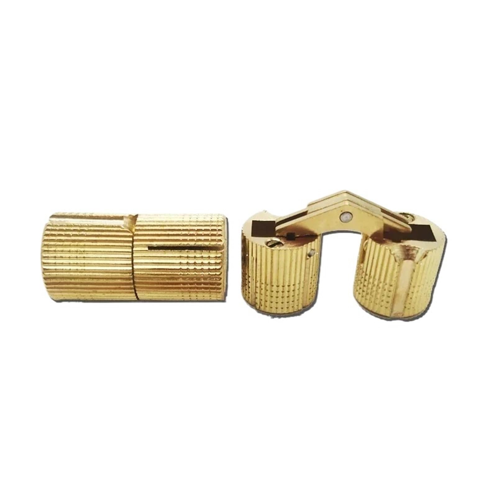 Luysgbxr 1Pcs 16Mm Barrel Hinges 1Pcs Copper Barrel Hinges Cylindrical Hidden Cabinet Invisible Brass 8Mm 10Mm 12Mm 14Mm 16Mm 18Mm Door Small Box Hinge(1Pcs 16Mm)