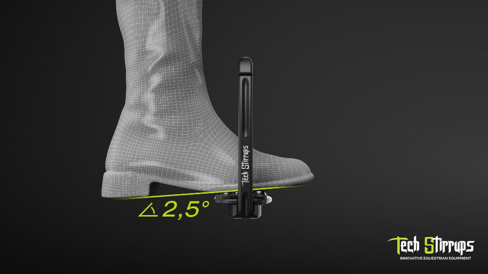 Tech Stirrups Venice Sloped EVO-Black/Black