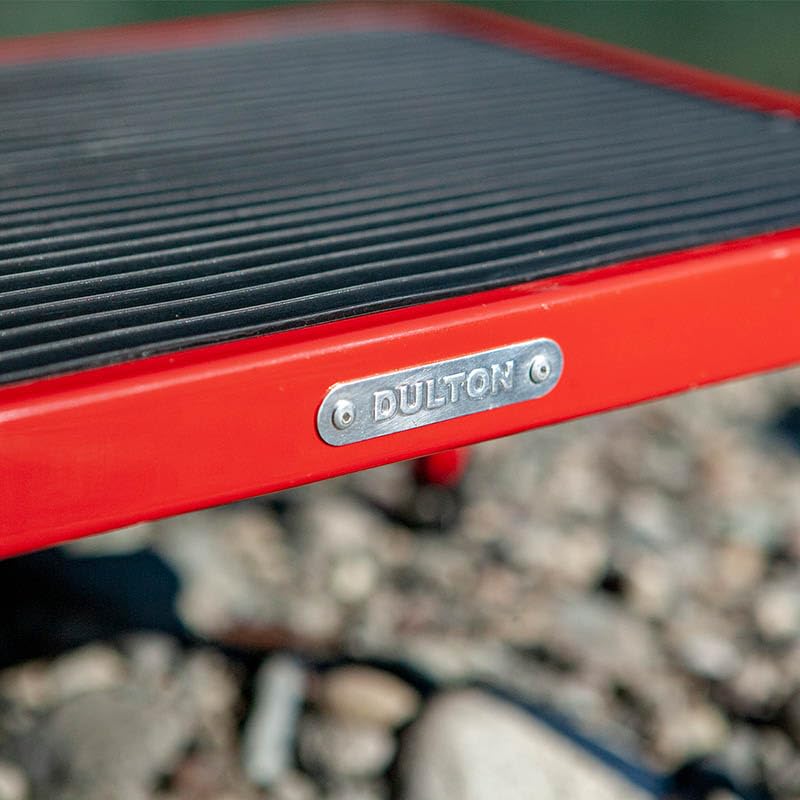 Amazon｜ダルトン(Dulton) 踏み台 脚立 レッド 1段 ステップ 折り畳み